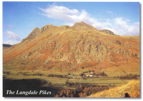 The Langdale Pikes postcards